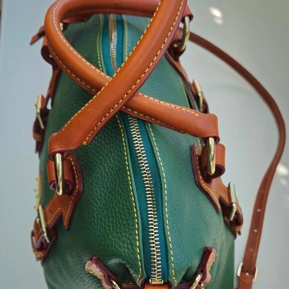 Dooney & Bourke Pebble Leather Domed Satchel - Picture 3 of 15